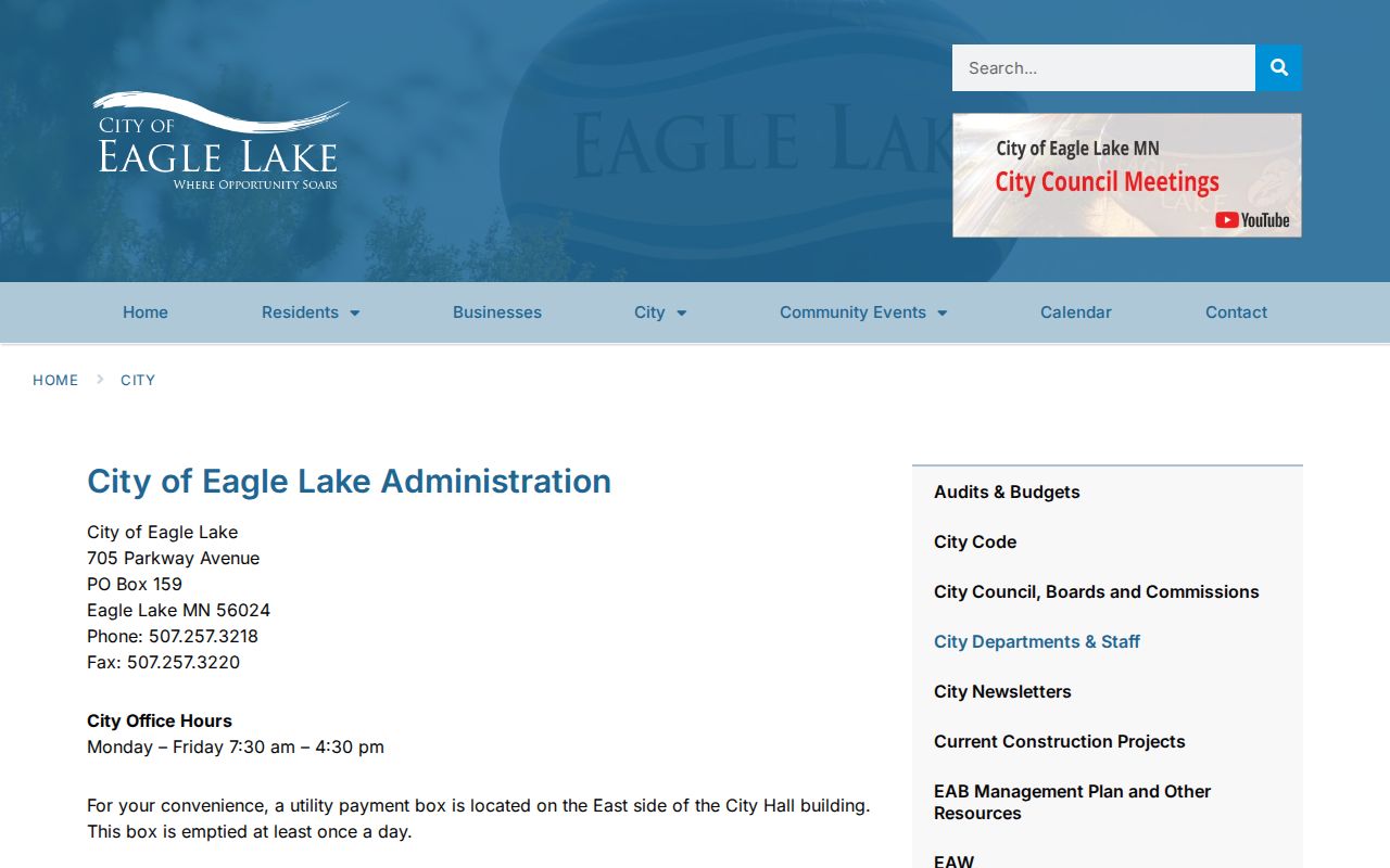Eagle Lake Blue Earth County arrest records and Sheriff contract information